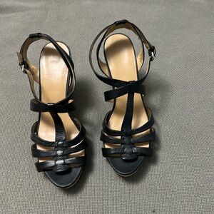 Nine West Platform Sandals - Black Size 9.5